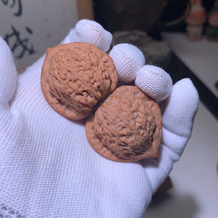 赵****把件文玩核桃七步沟公子帽
