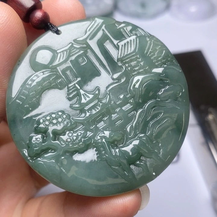 颈饰未镶嵌翡翠翡翠
