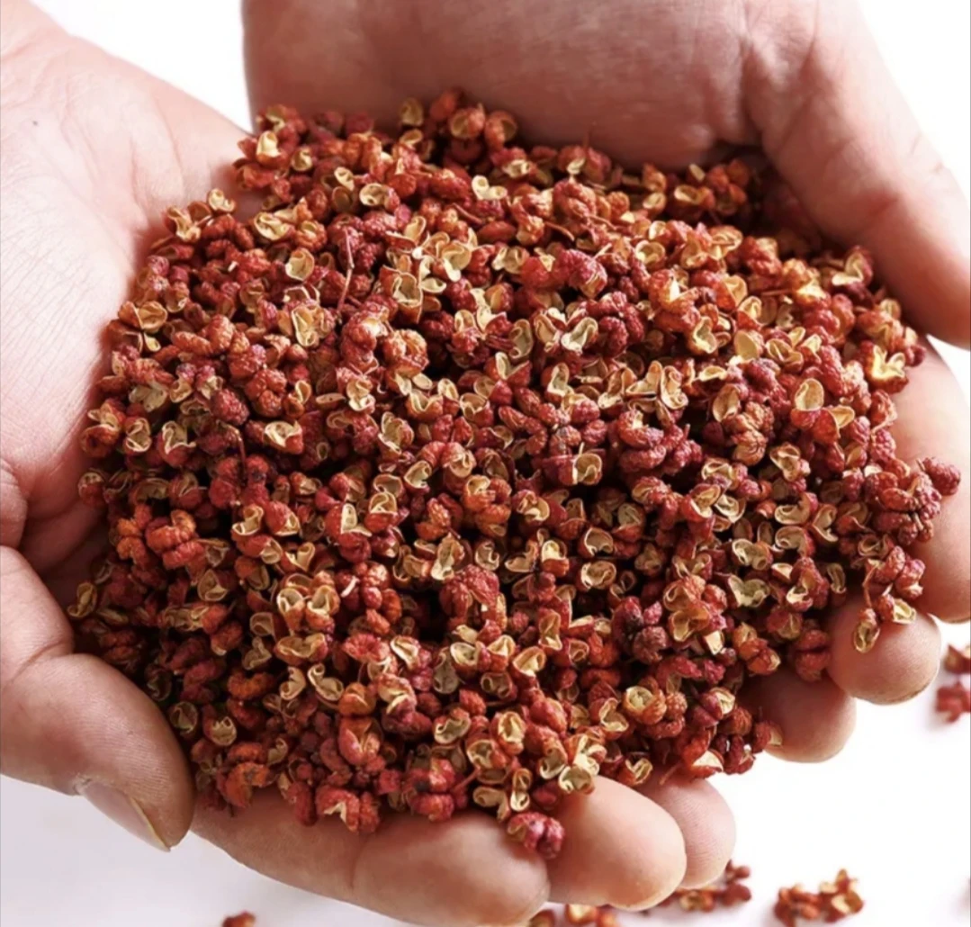 农村人采摘新嗮好吃的红花椒包邮专属