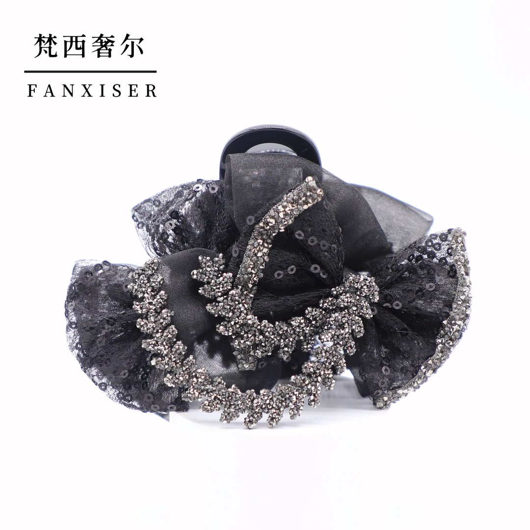 【赫本王妃】欢言气质麦穗高级感AB面抓夹YM7363