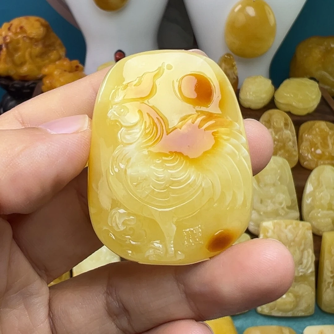 蜜蜡吊坠(不含链)未镶嵌