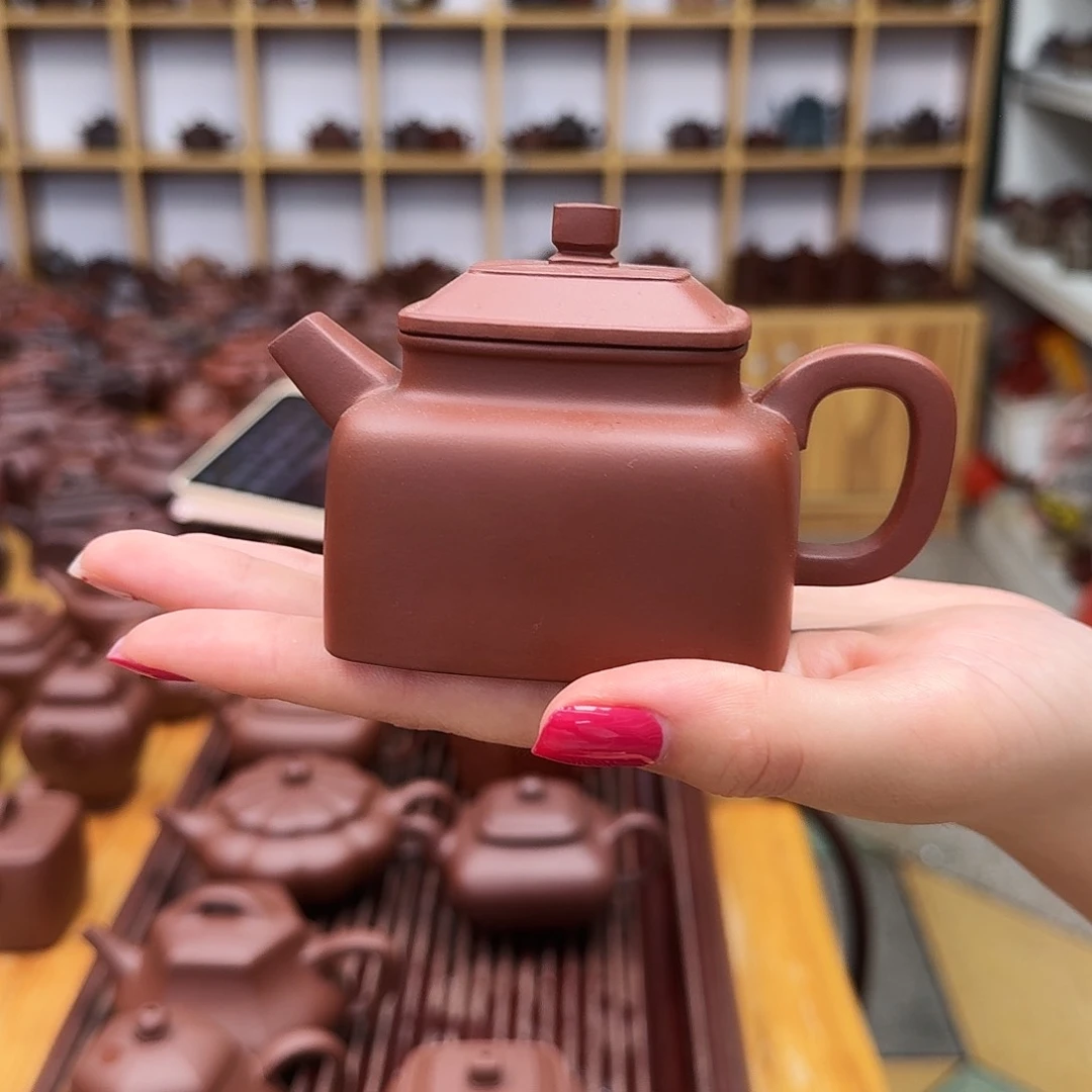 茶壶紫砂紫砂壶四方德钟160cc