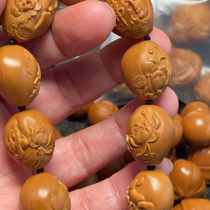 橄榄核手串/手链光面无相佛17