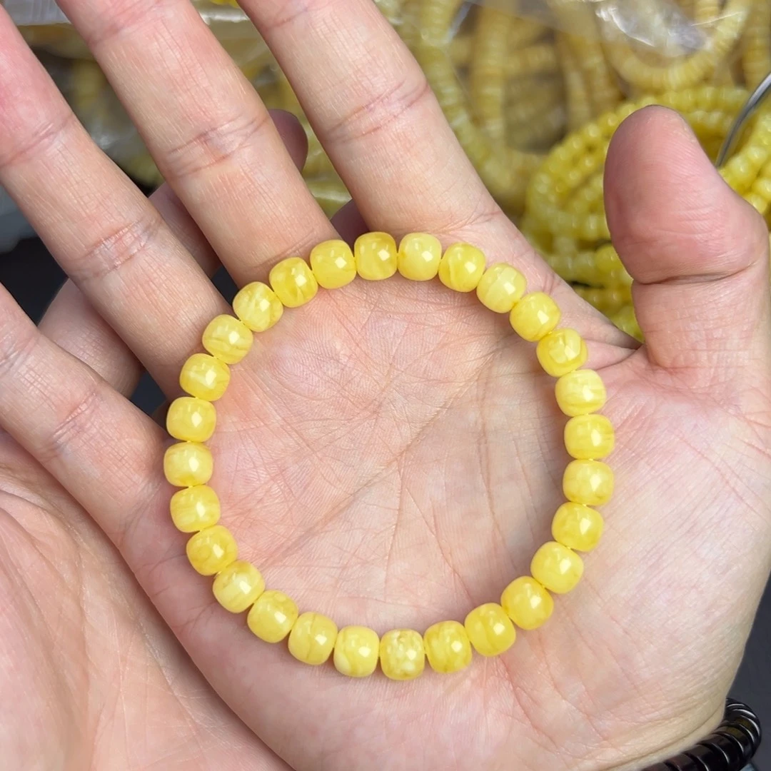 琥珀未镶嵌手链7.9老型055