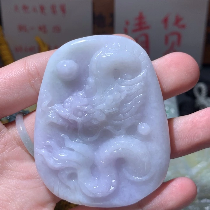 翡翠未镶嵌颈饰保真天然a货翡翠