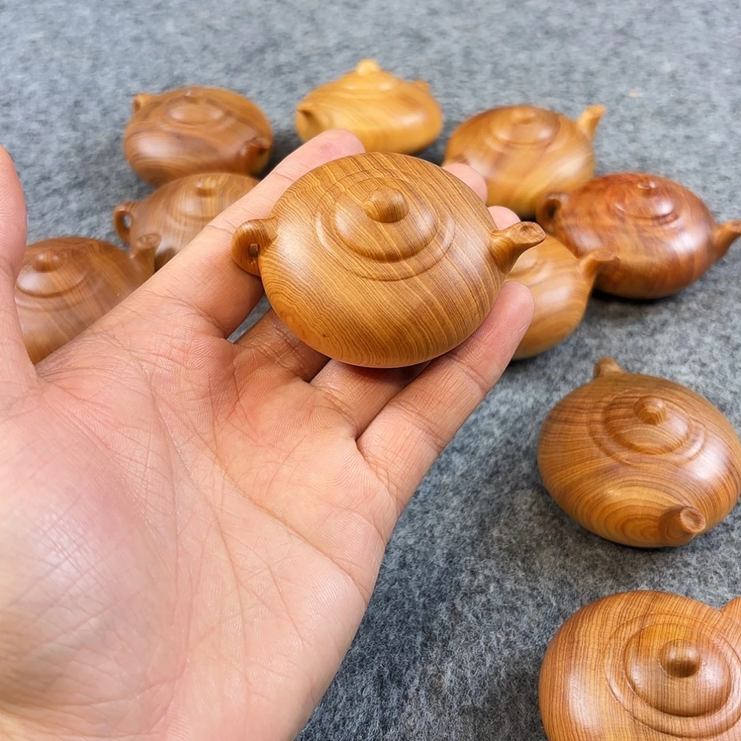 崖柏太行崖柏黄粉骨香料把壶