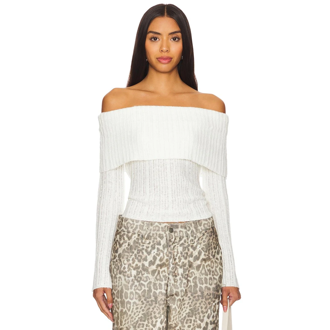 MORE TO COME INGRID 毛衣 奶油色 毛针织衫