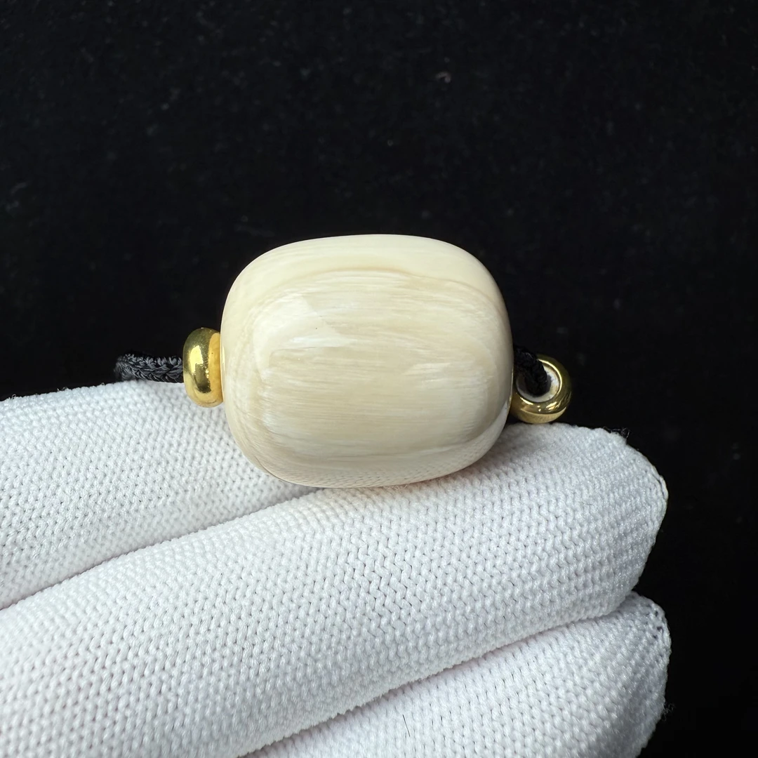 K9112天然猛犸牙 桶珠22.3*24.6mm 一物一图 假一罚十