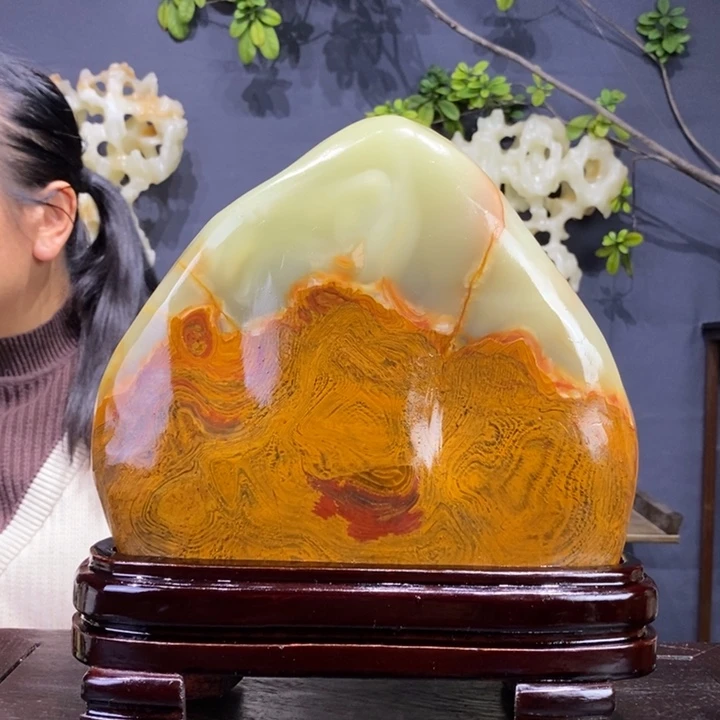 石材精品古青石摆件