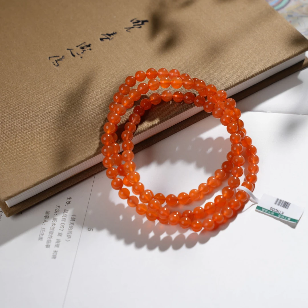 【小池专属】南红108颗珠链 6mm LSZ0126