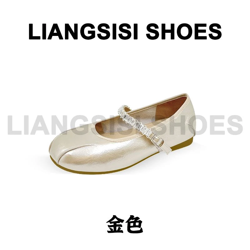 p梁思思SHOES新款仙女风水钻玛丽珍单鞋-L501-5