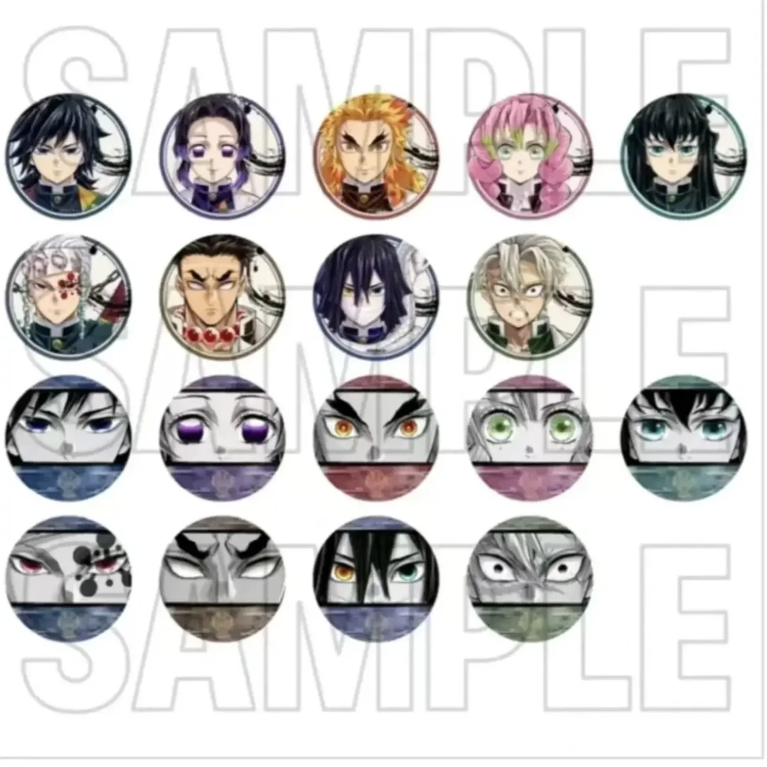 鬼灭之刃 柱展场贩限定 徽章吧唧徽章（默认代拆）