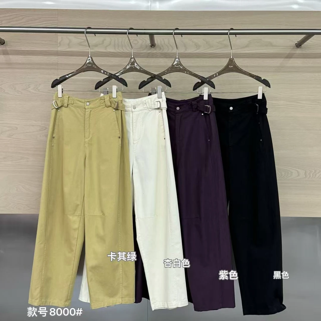 杨杨 潇家-欧货酷拽风街头潮流拿捏时髦感休闲裤8000