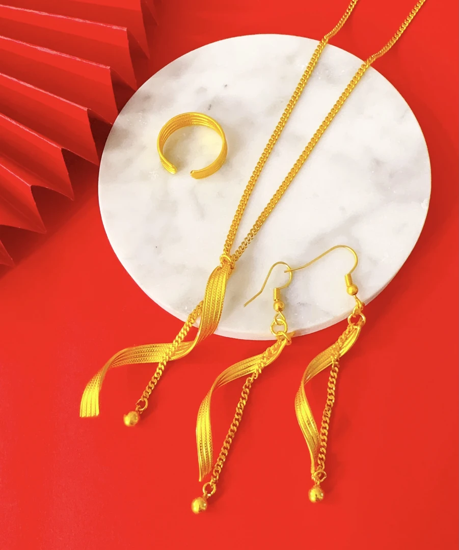 铜合金项链 铜合金 新款172号耳环项链戒指 精致时尚nipal