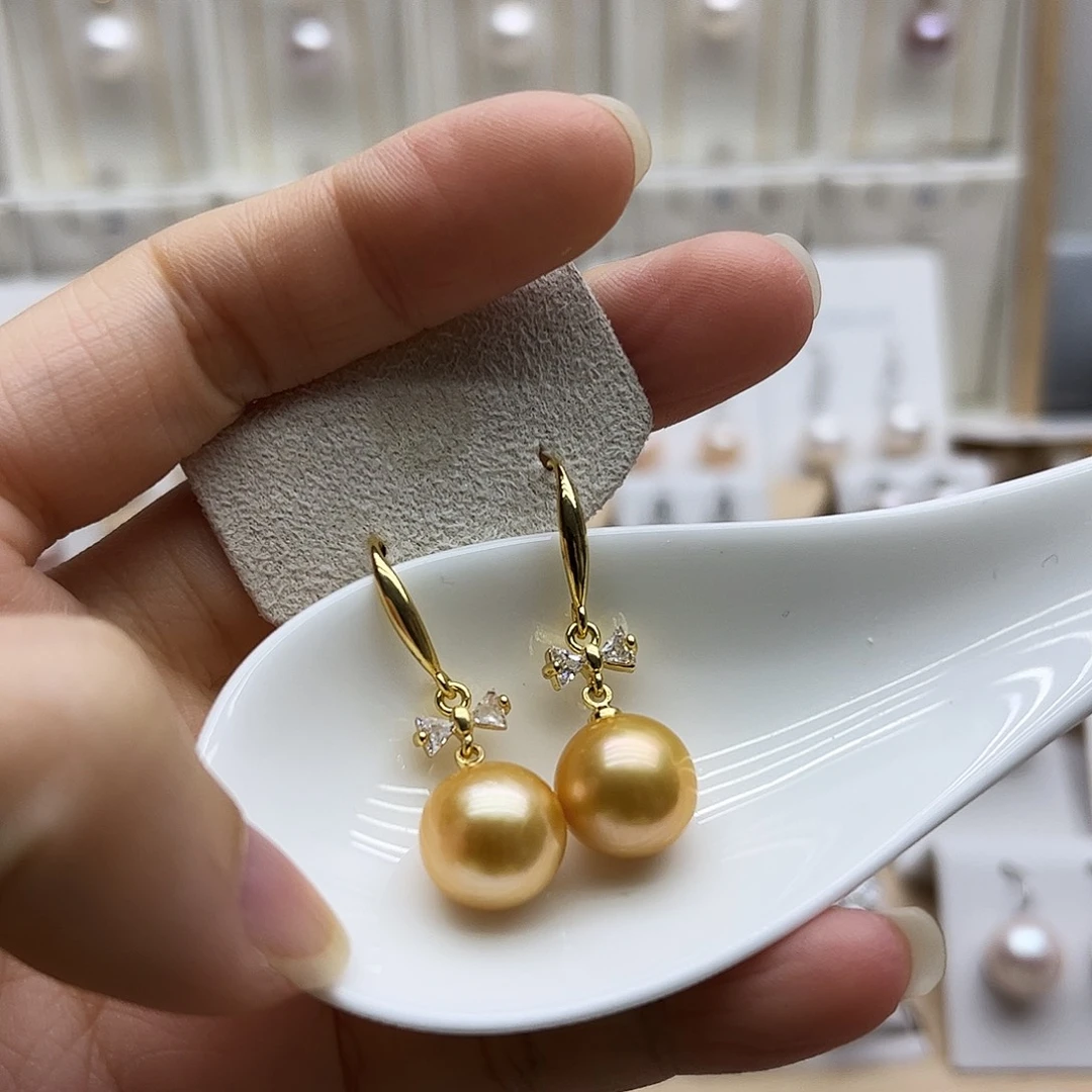 小***z耳饰淡水珍珠合金11.2微瑕