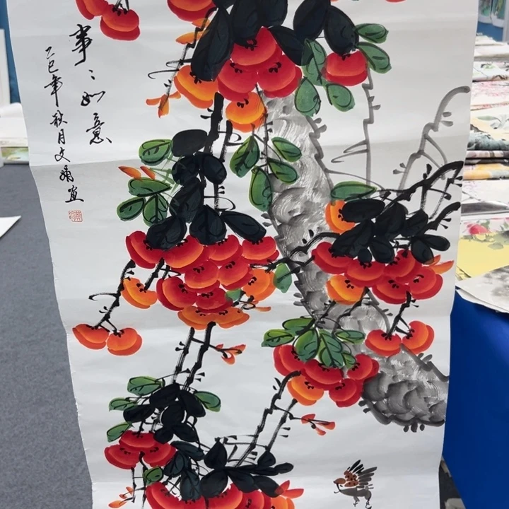 春***冬国画宣纸纯手绘字画