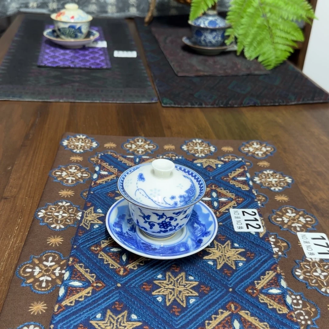 织绣5都是一张价格三十六纺茶垫