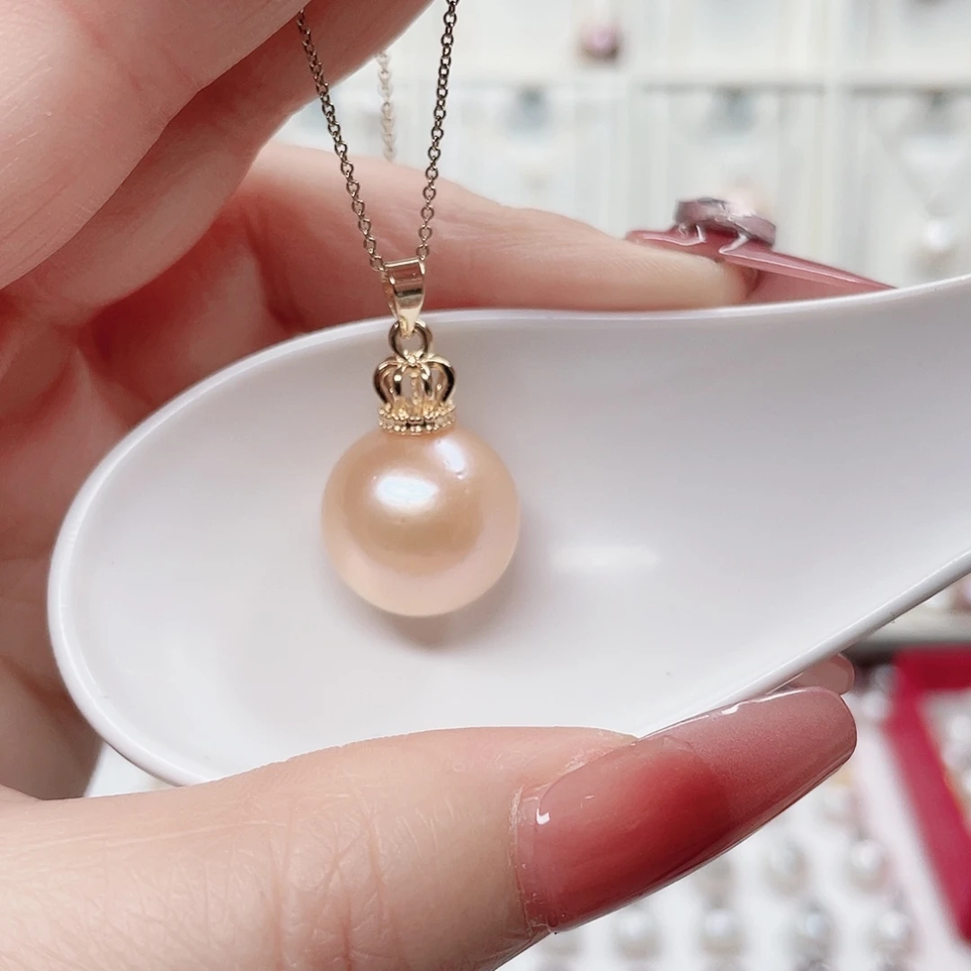 合金淡水珍珠吊坠(赠链)