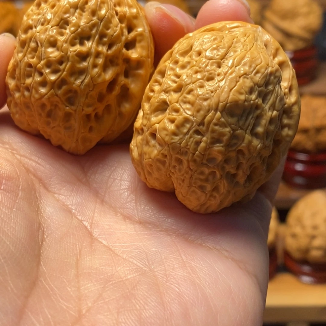 把件文玩核桃铁虎头42chi