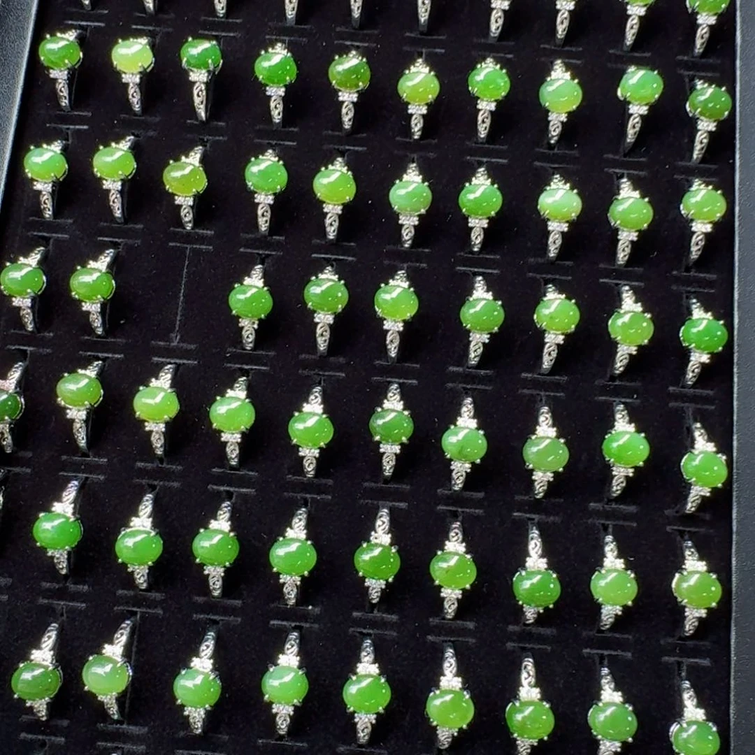 和田玉戒指未镶嵌多样性发货，拍一发一