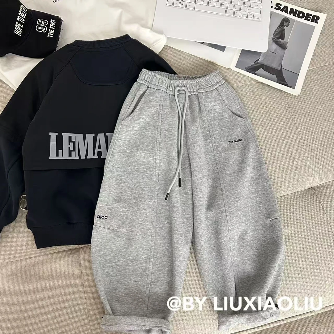 杭州六小六正版BY LIUXIAOLIU秋季儿童一裤两穿卫裤17319