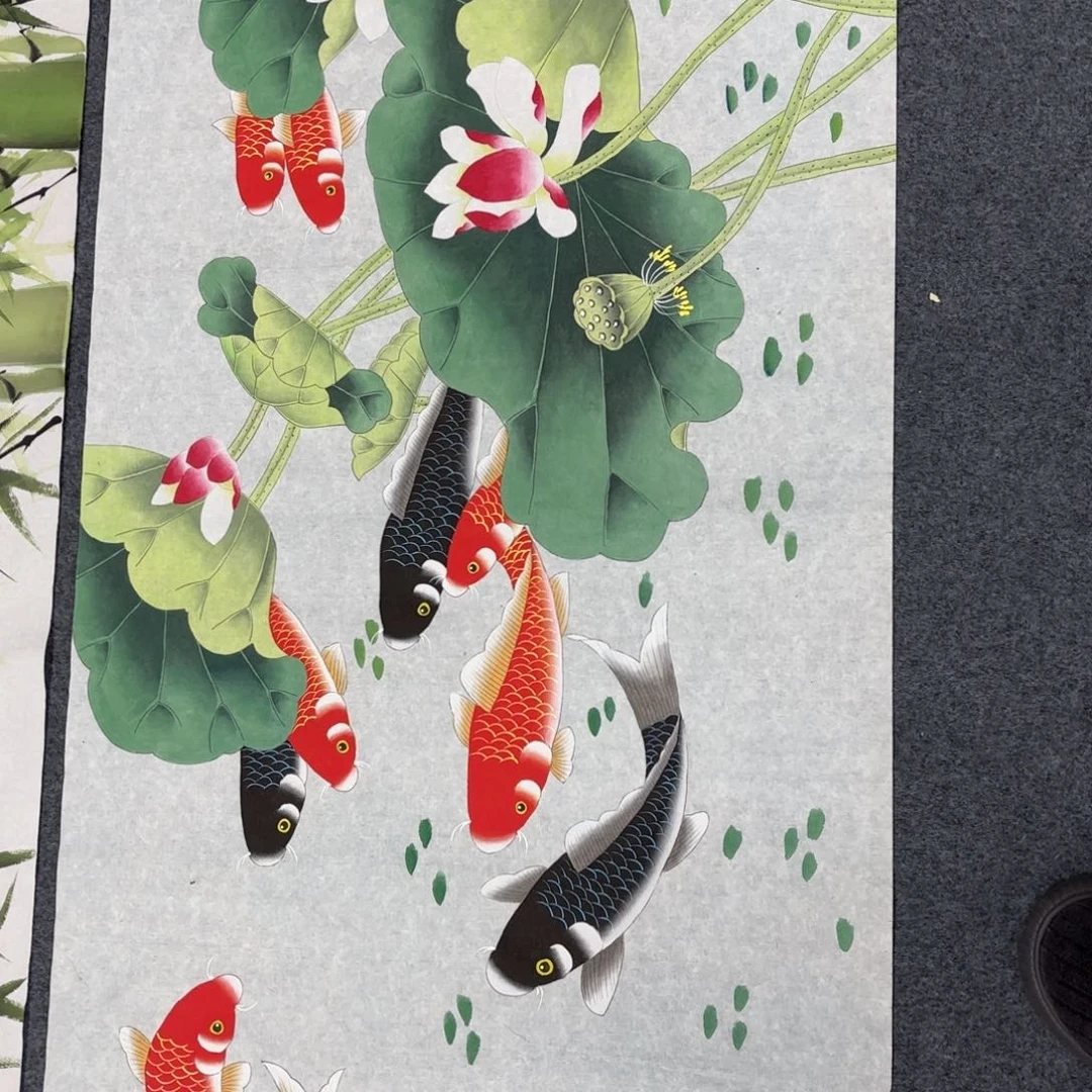 国画70/140四尺手绘国画