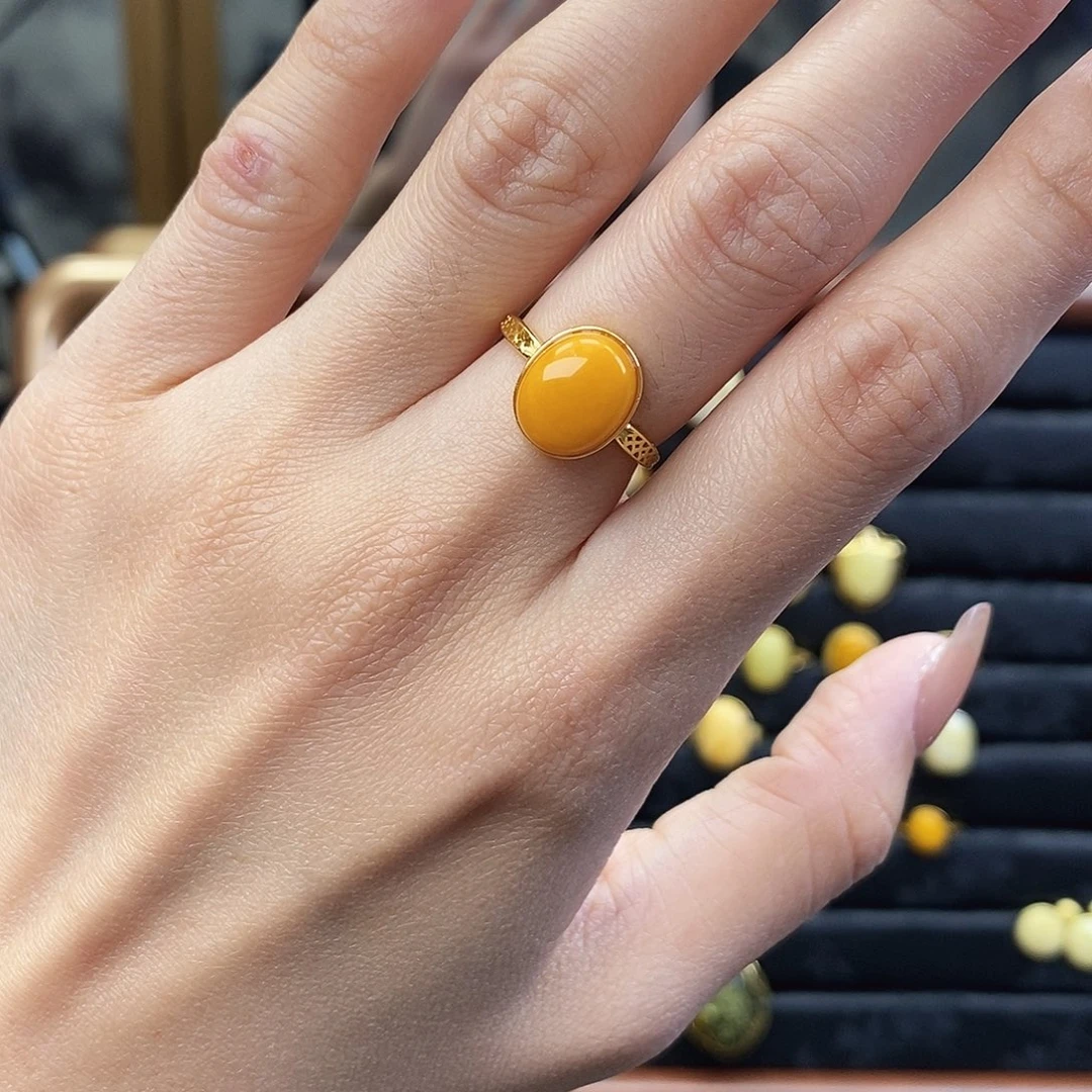 琥珀未镶嵌裸石成品