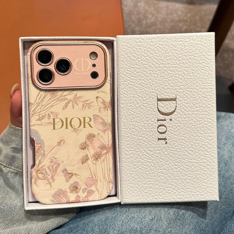 D家大视窗适用苹果17promax手机壳新款iPhone16pro皮质15保护套13