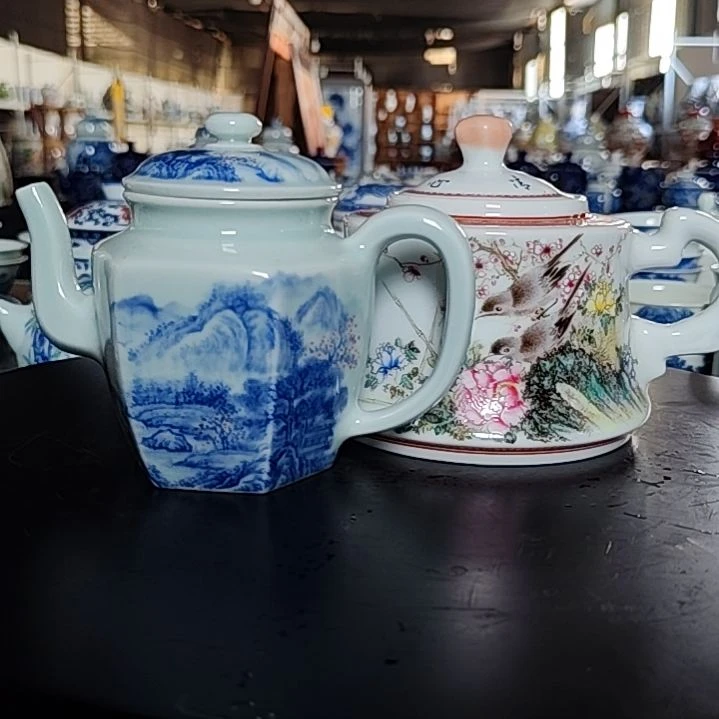 卓***凡景德镇陶瓷茶具套装摆件