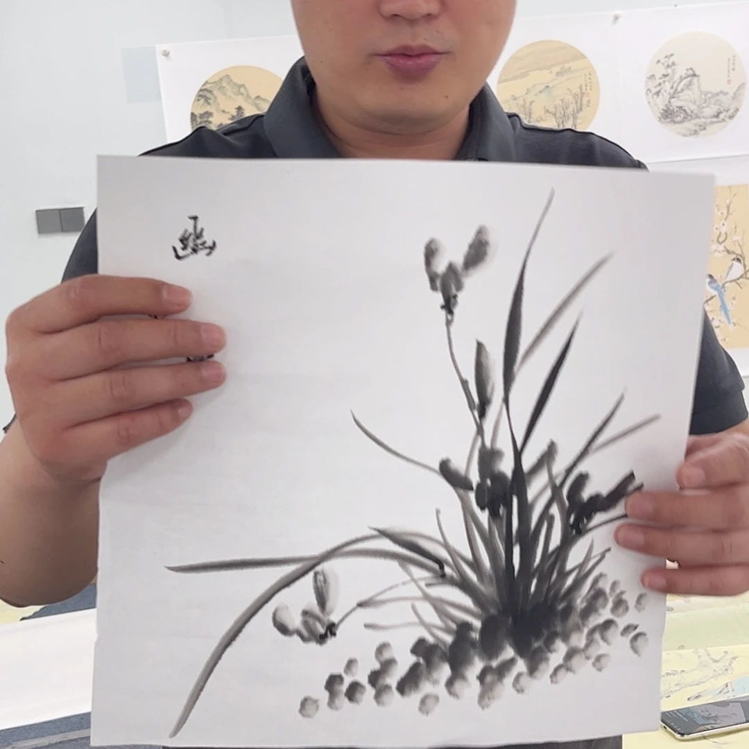 国画国画作品宣纸纯手绘
