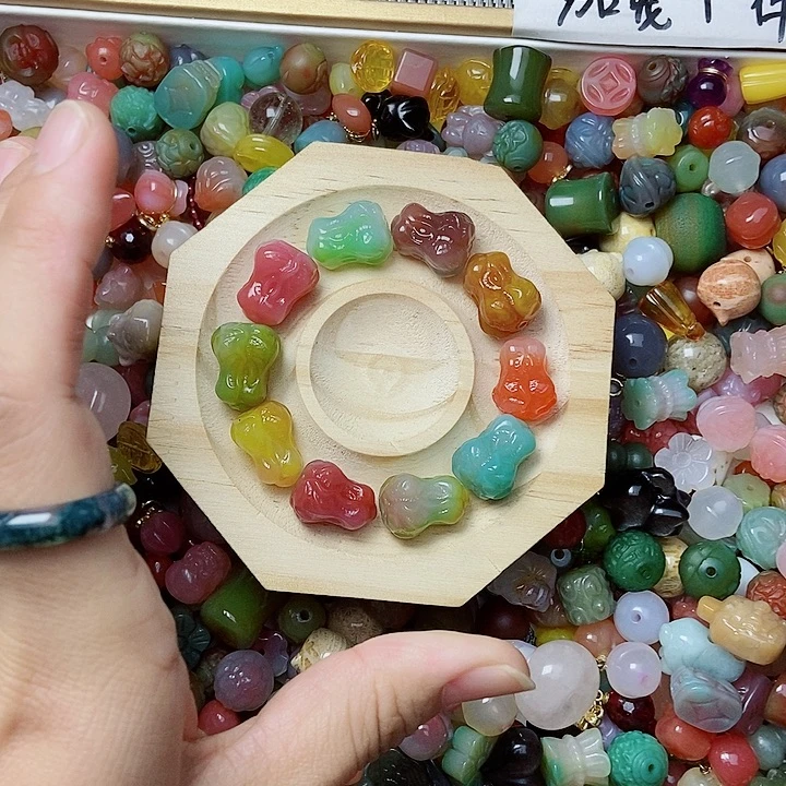 开***冰玛瑙/玉髓未镶嵌手串