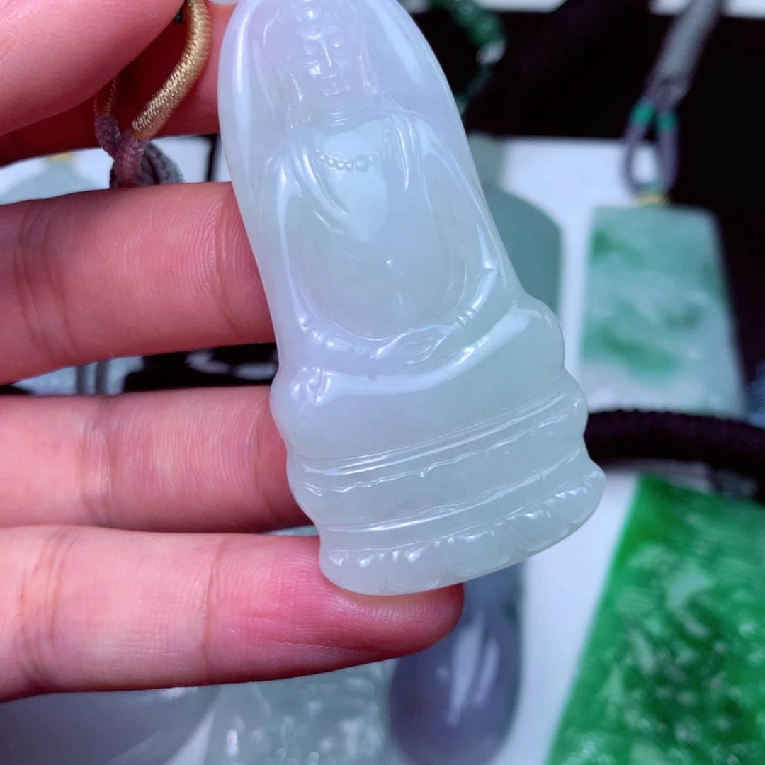 颈饰未镶嵌翡翠天然A货翡翠