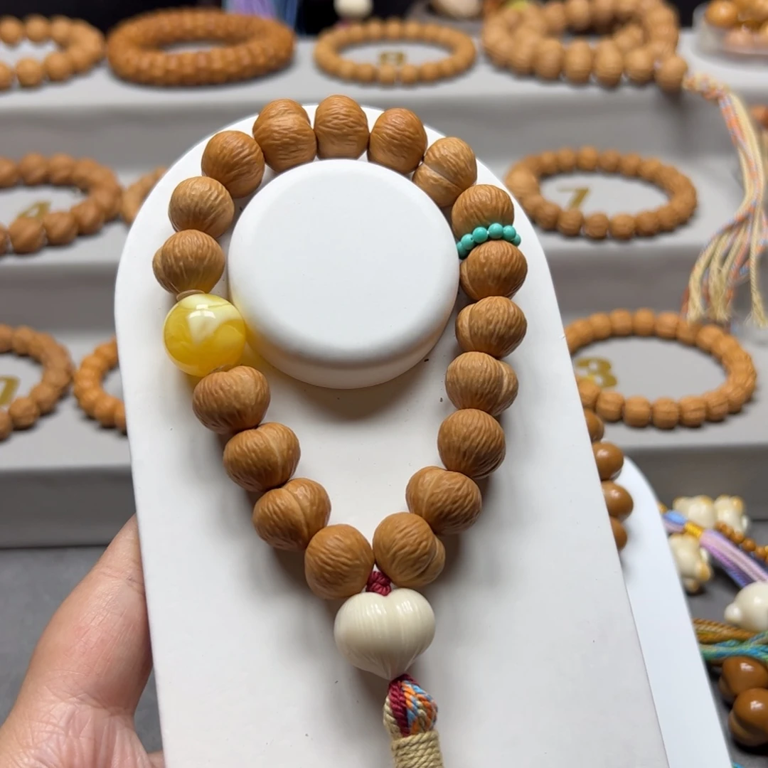 猴头核桃手串16➕哑光皮桃