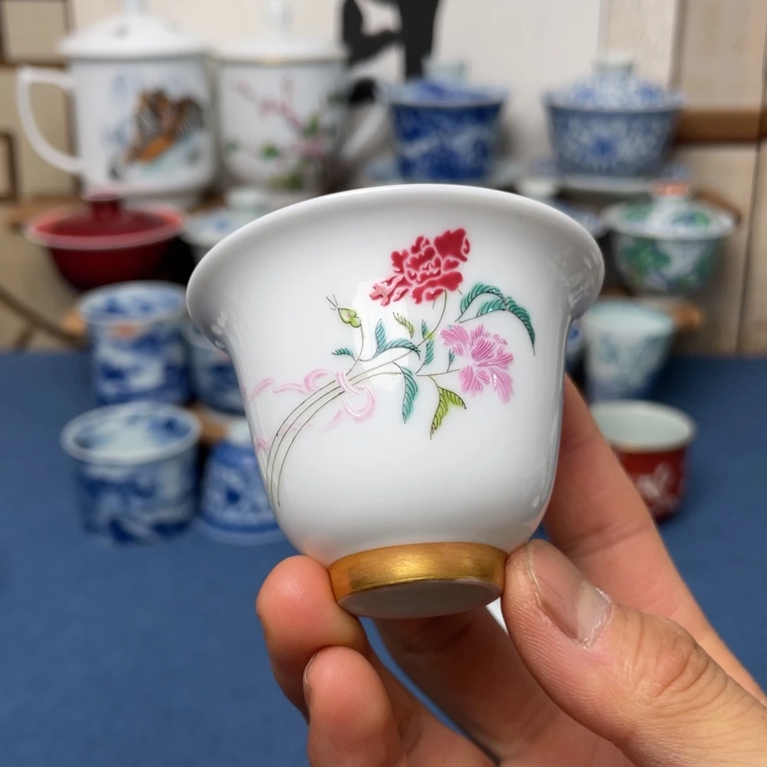 景德镇手工陶瓷茶杯茶具