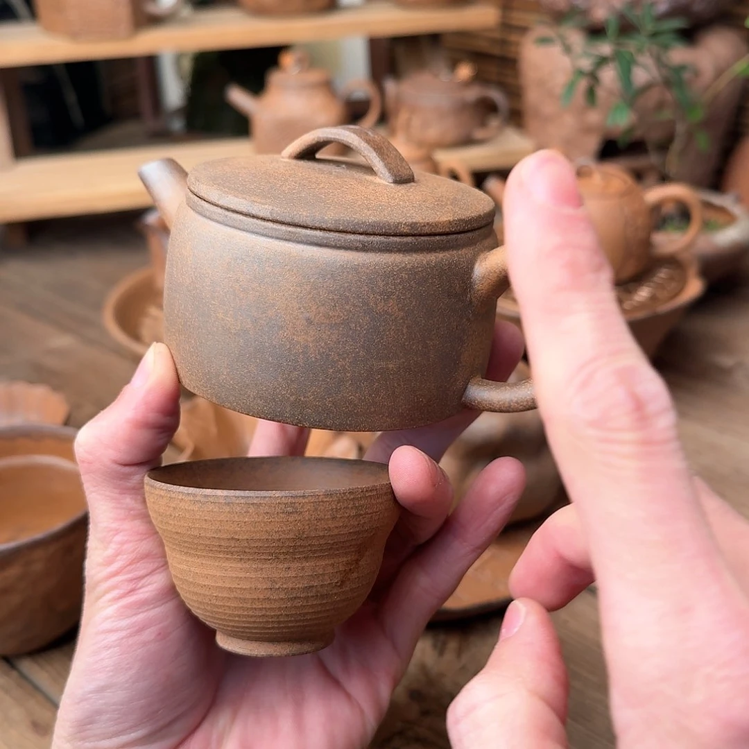 原矿老岩泥茶器系列