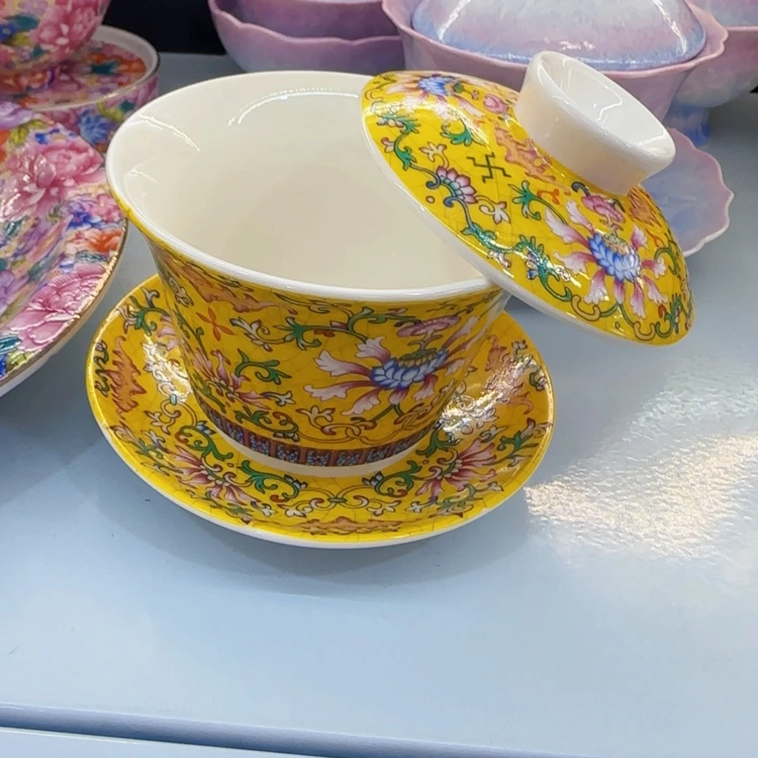 这些盖碗真好看！！！