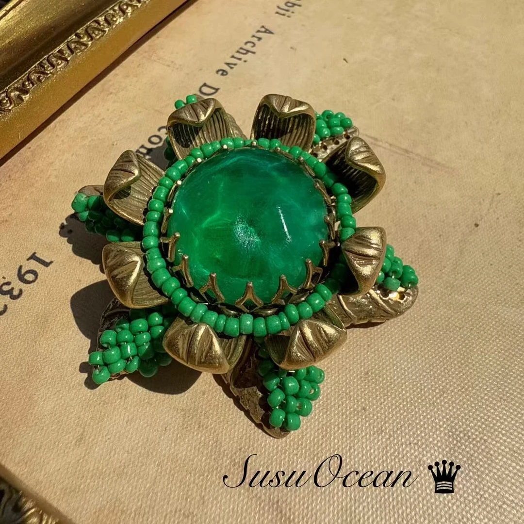 铜合金仿水晶胸针 【1168】SusuOcean经典珍藏