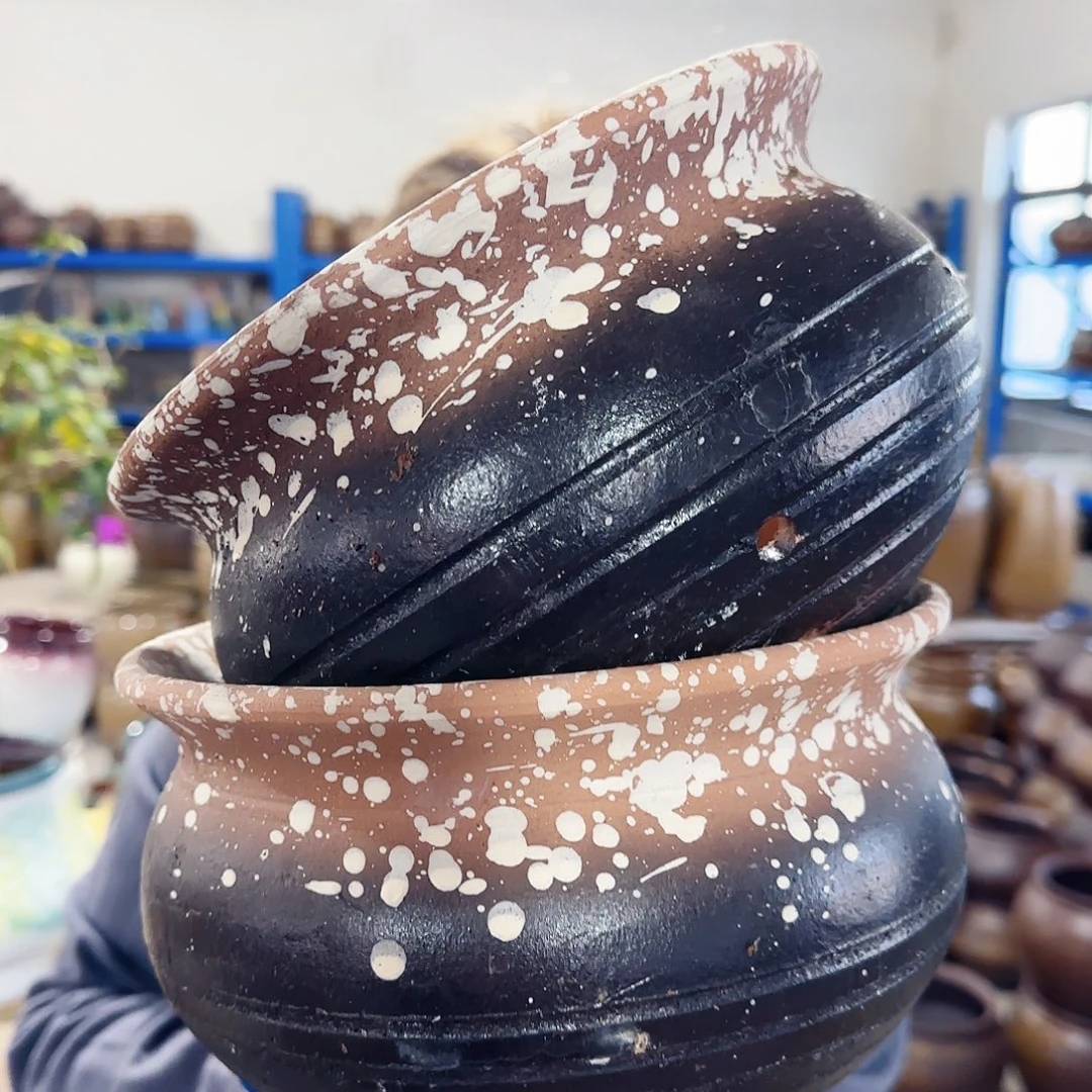 花盆紫砂高12口20。微瑕