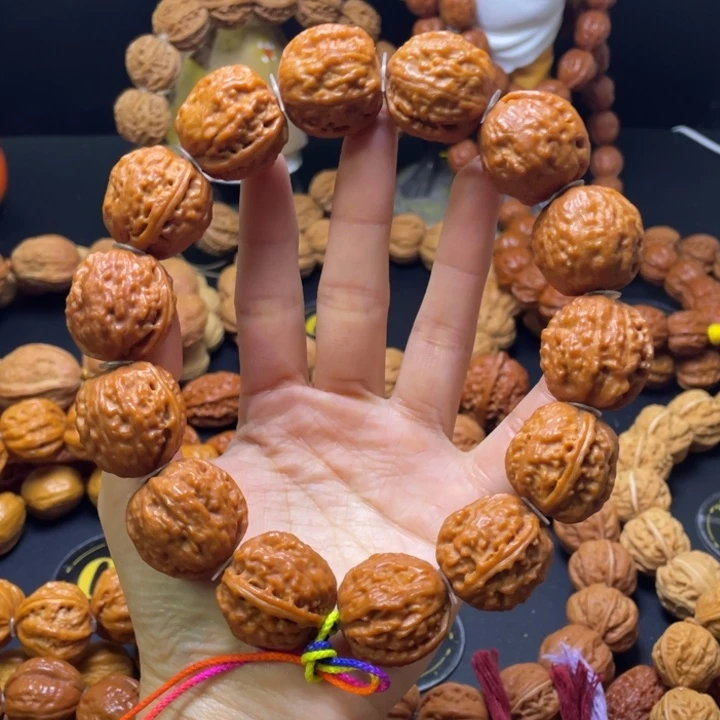 手串文玩核桃荔枝纹