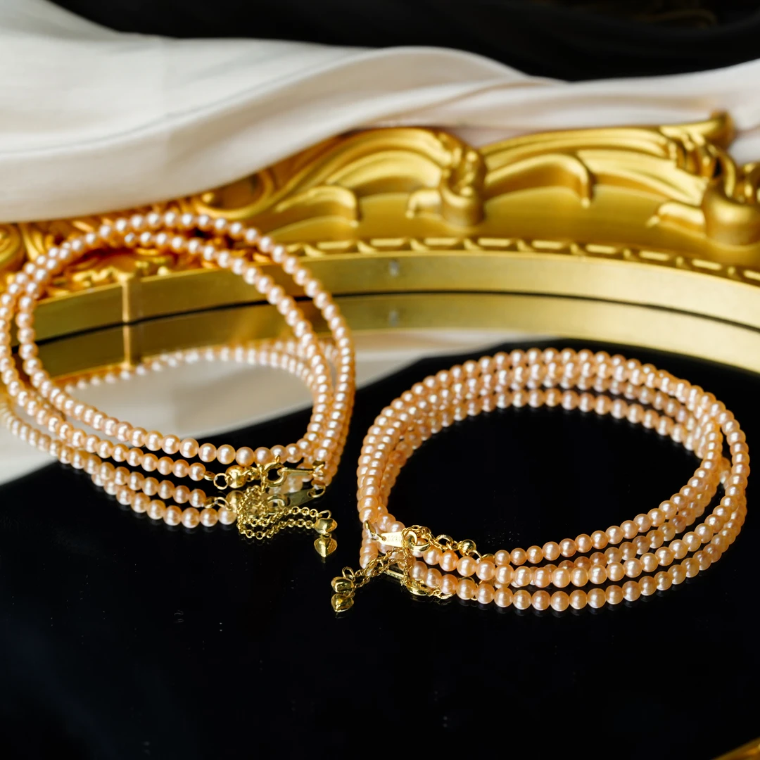 【小北好物】淡水珍珠项链尺寸约3mm+【多样性发一件】QH27X442