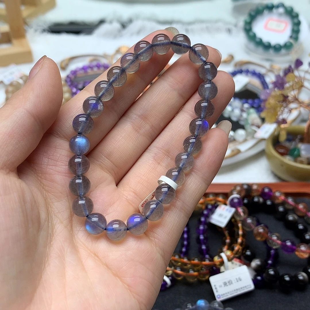 手链拉长石未镶嵌手链