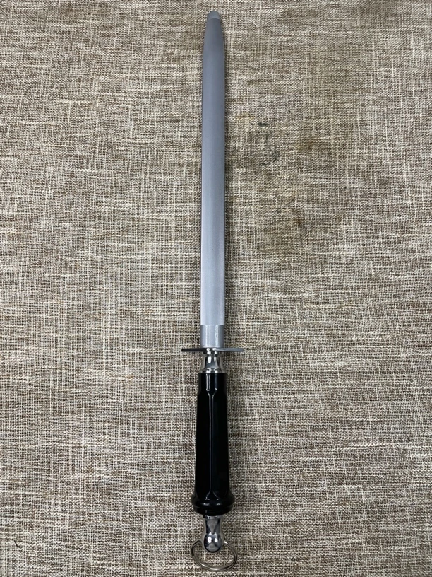 12寸高碳钢超密细纹磨刀棒（HRC68+_2)