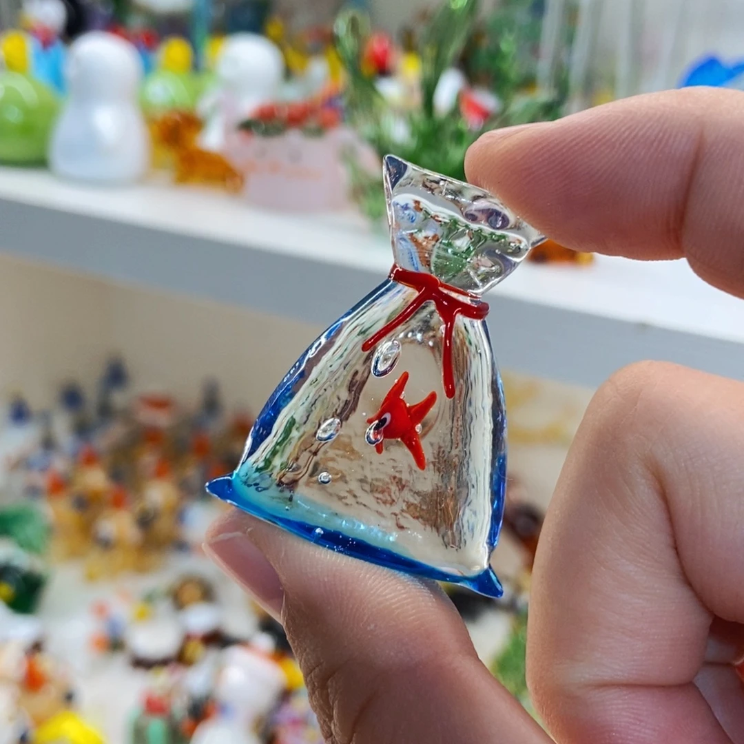 手工艺品琉璃袋子鱼