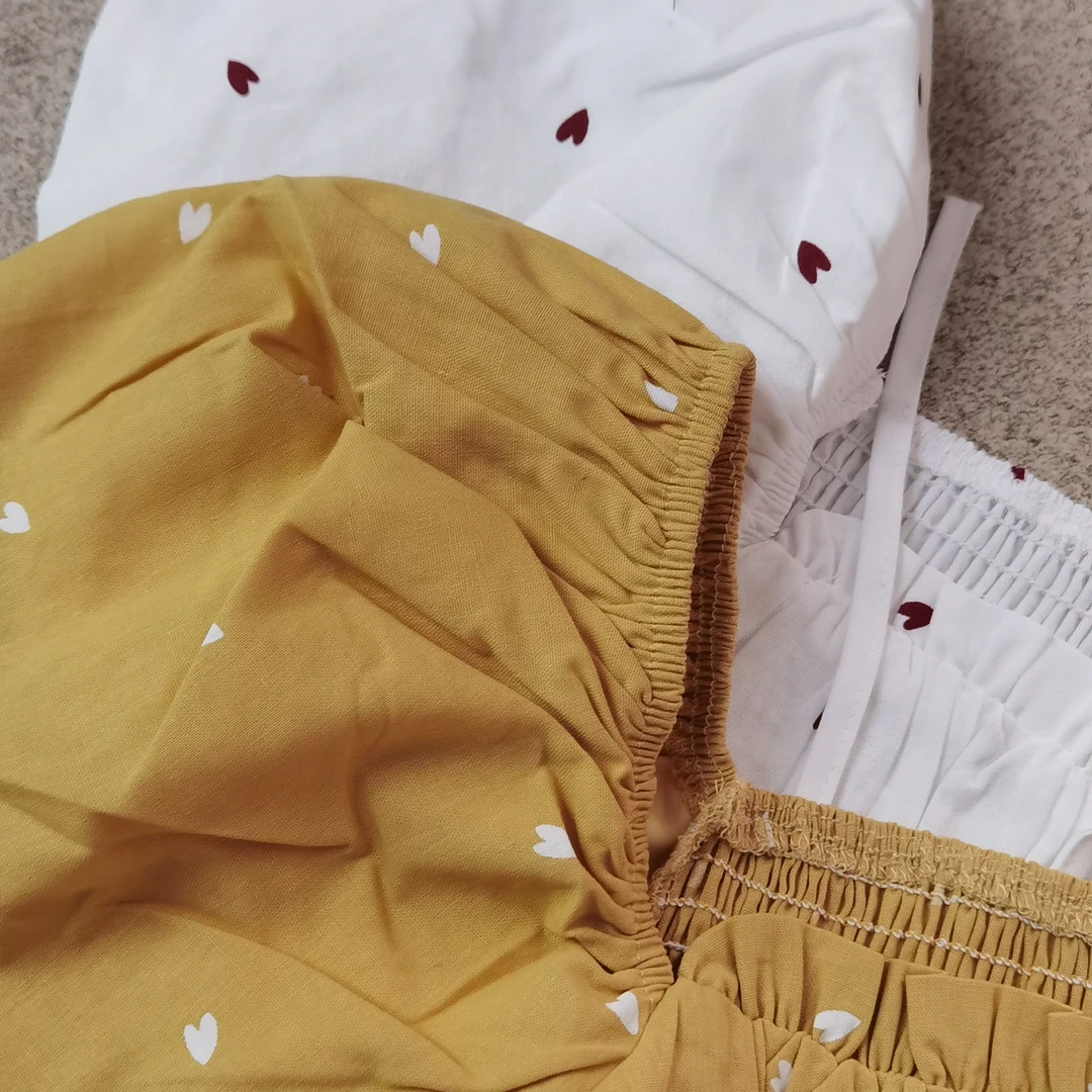 夏季法式爱心绑带上衣125699