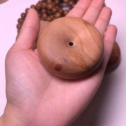 檀香木老山檀香面包圈瑕疵
