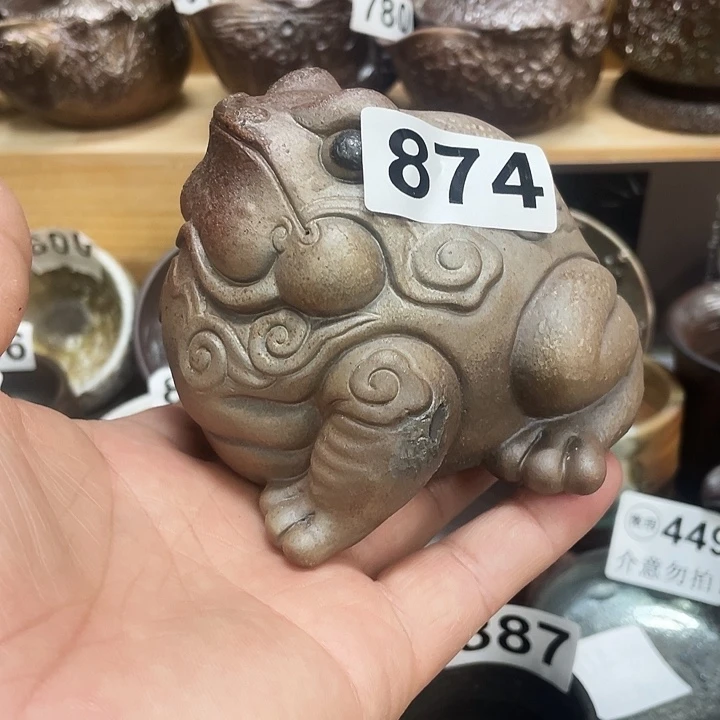 茶杯紫砂柴烧纯手工874