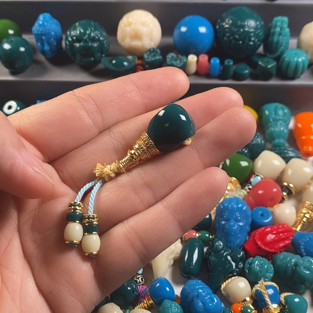 琉璃手工艺品尺寸三通13左右弟子珠6左右