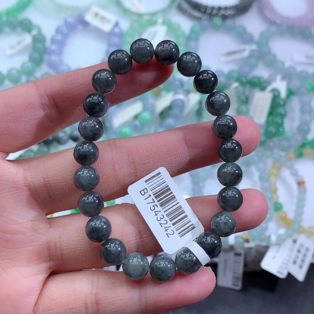 翡翠手链未镶嵌天然