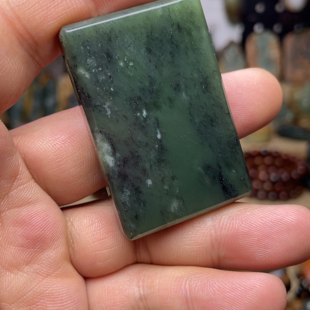 岫岩河磨玉（透闪石质玉）未镶嵌颈饰5×3