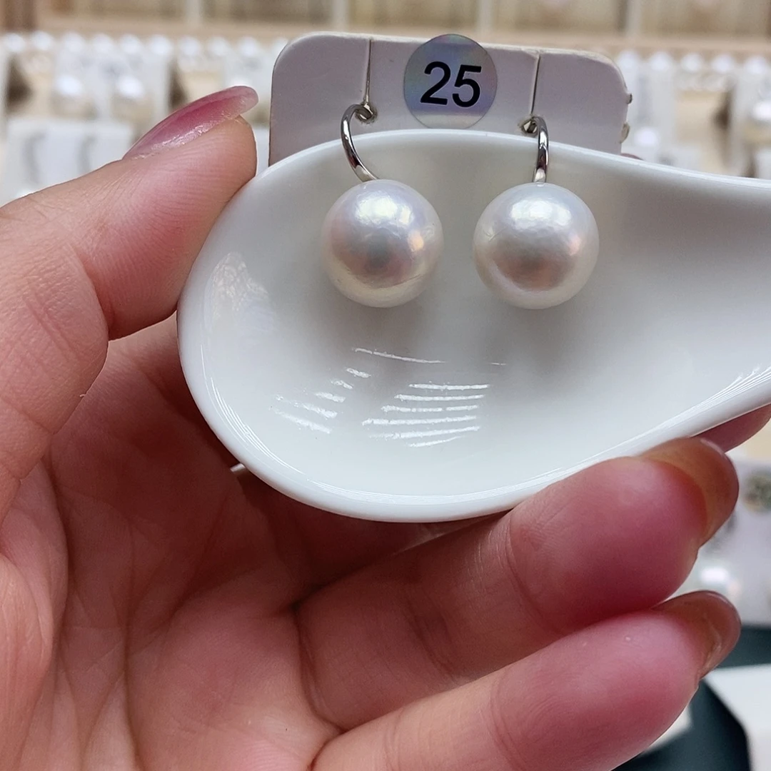 银S925镶嵌淡水珍珠颈饰